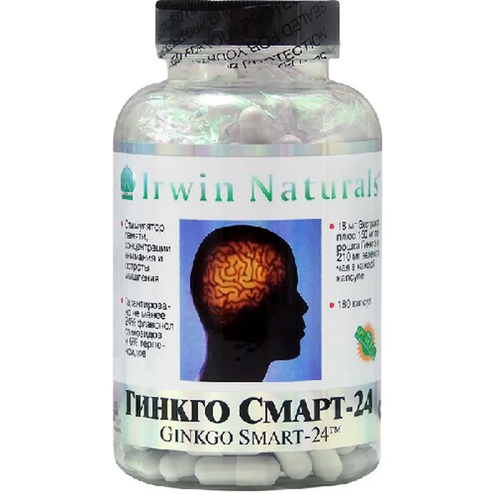 Ginkgo Smart-24 180 capsules