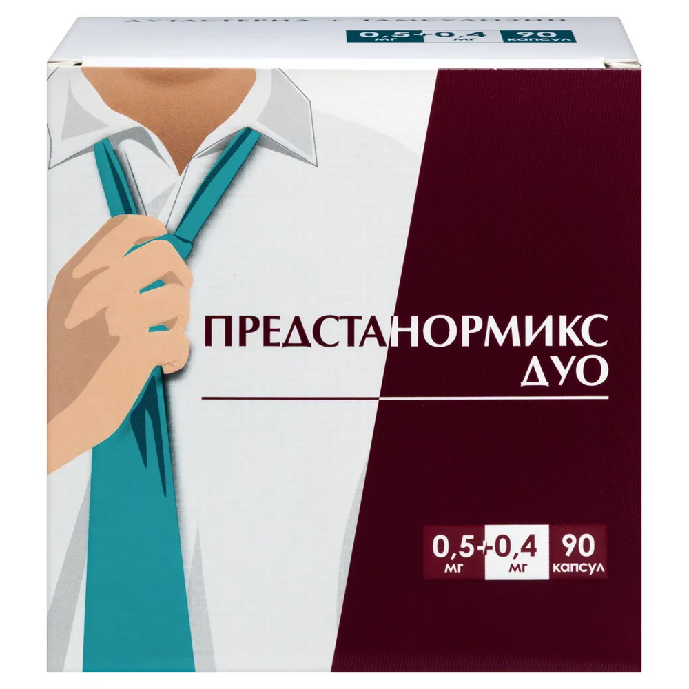 Predstanormix Duo 0.5 mg + 0.4 mg 90 pcs blister modified release capsules