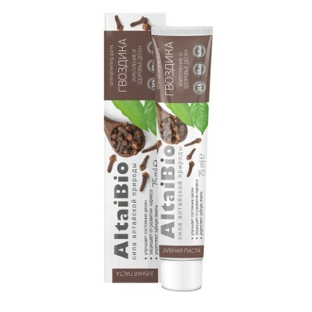 Altaybio Toothpaste for Strengthening and Gum Health Clove 75 ml