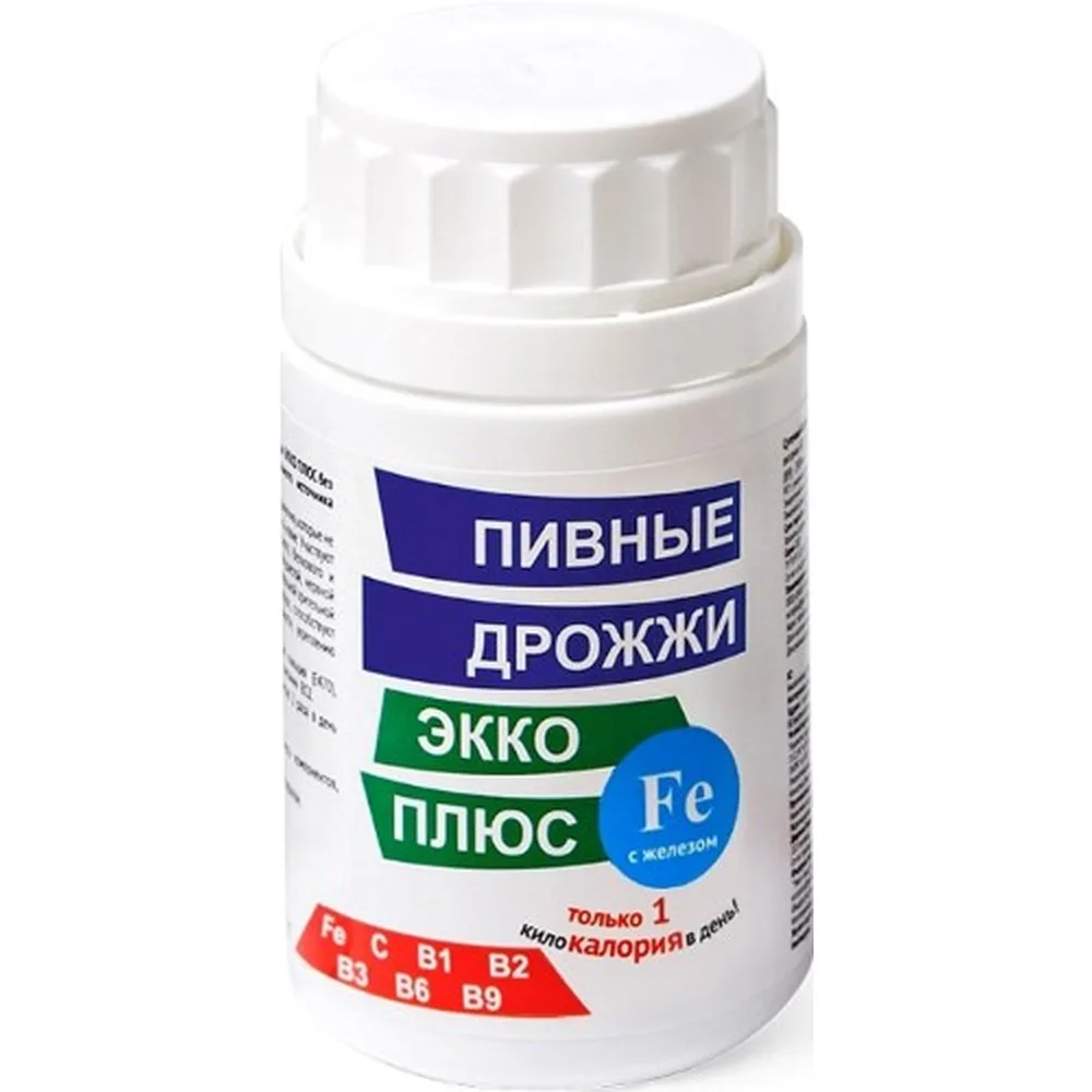 Brewer's yeast Ekko Plus with iron 100 tablets 0.45 g