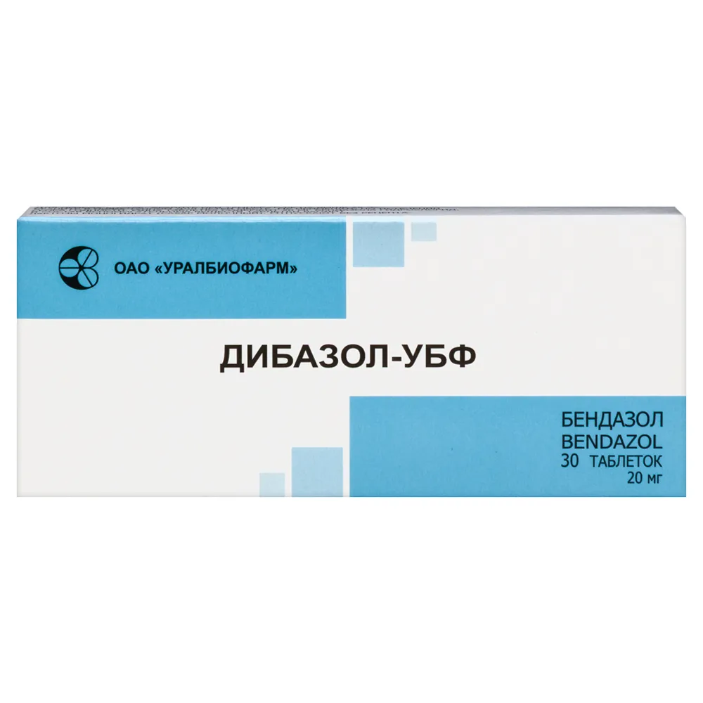 Dibazol-UBF 20 mg 30 pcs blister tablets