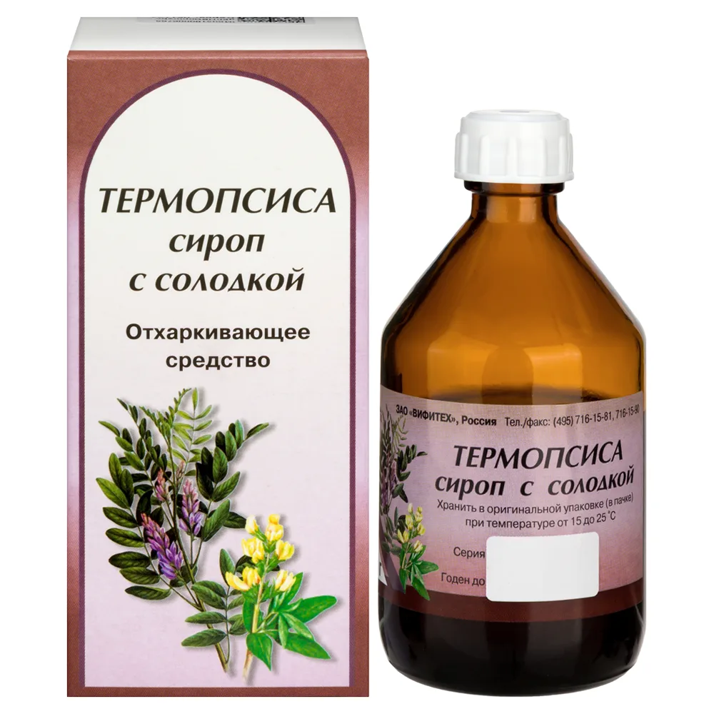 Thermopsis syrup with licorice 100 g bottle