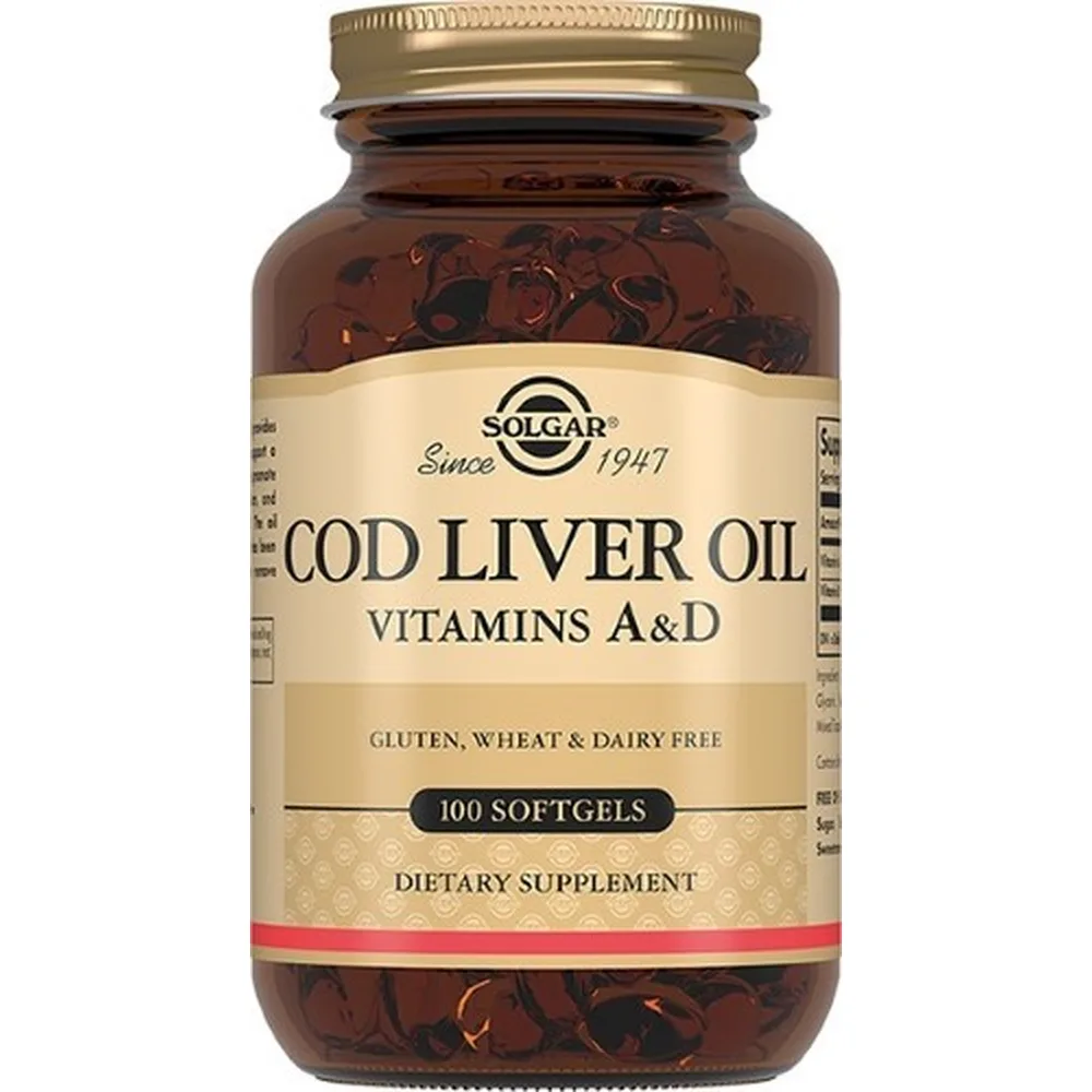 Solgar Cod Liver Oil 100 Capsules