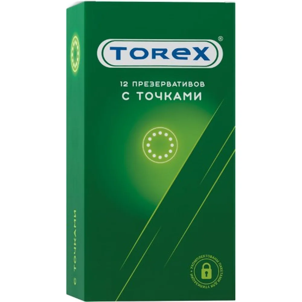 Torex condoms with dots 12 pcs.