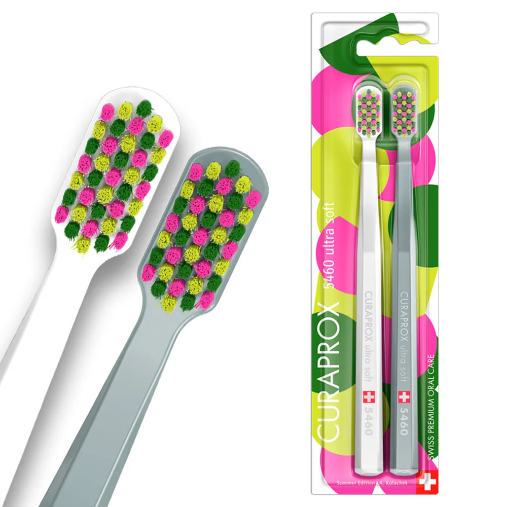 Curaprox Adult Toothbrush Ultrasoft Summer 2023 2 pcs/set