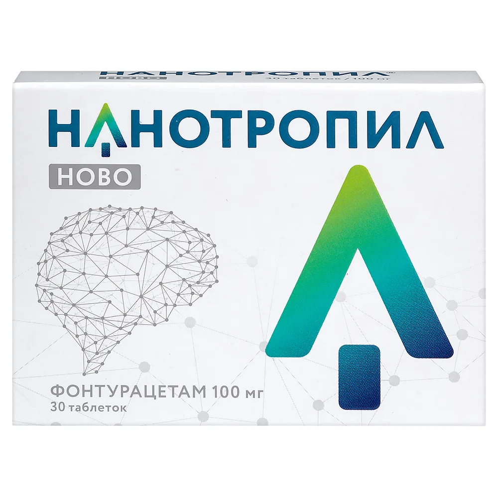 Nootropil Novo 100 mg 30 tablets