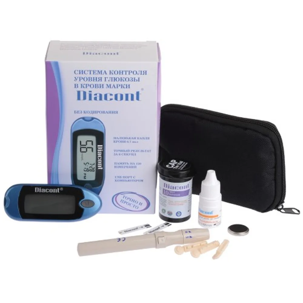 Diacont Mini Blood Glucose Meter Set
