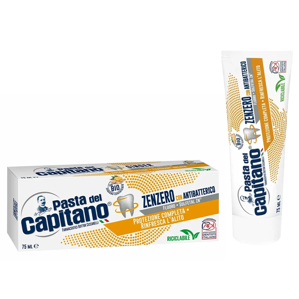 Pasta del Capitano Toothpaste Absolute Protection Ginger 75 ml