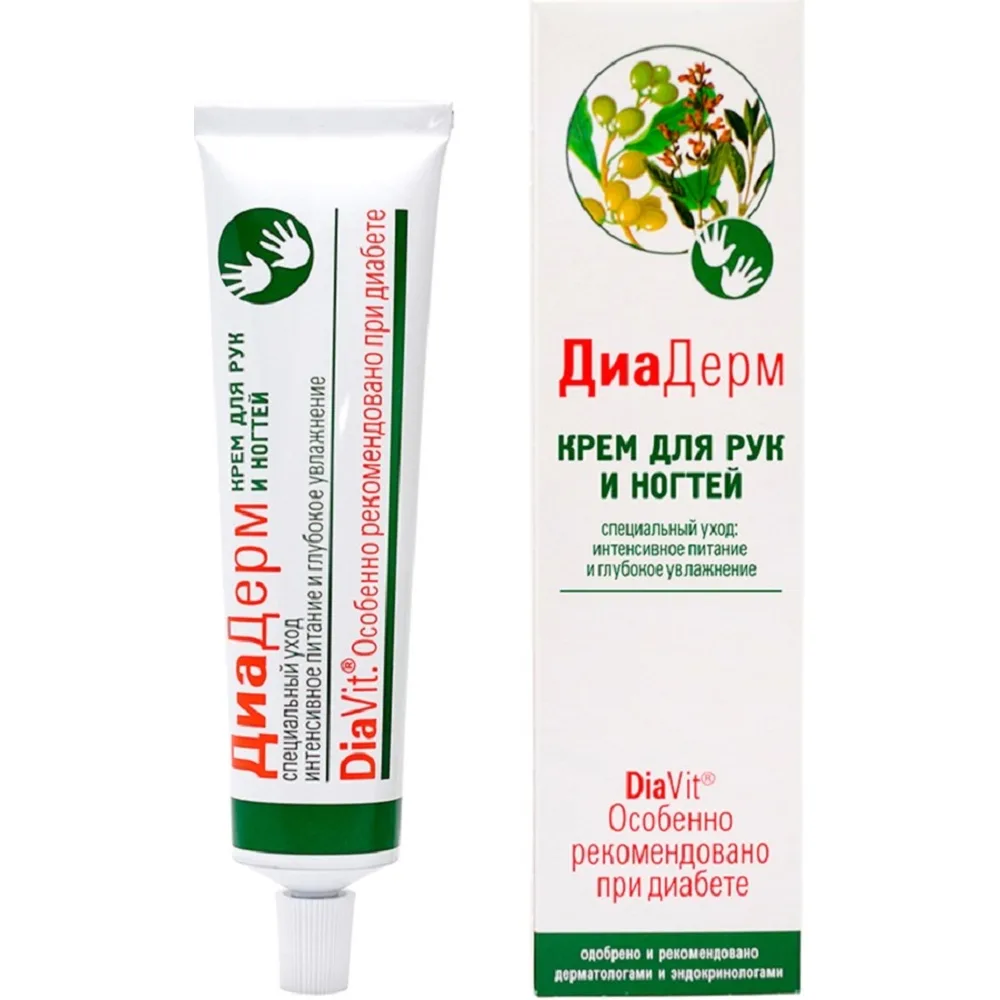 Diaderm cream for hands and nails 75 ml/Diavit series