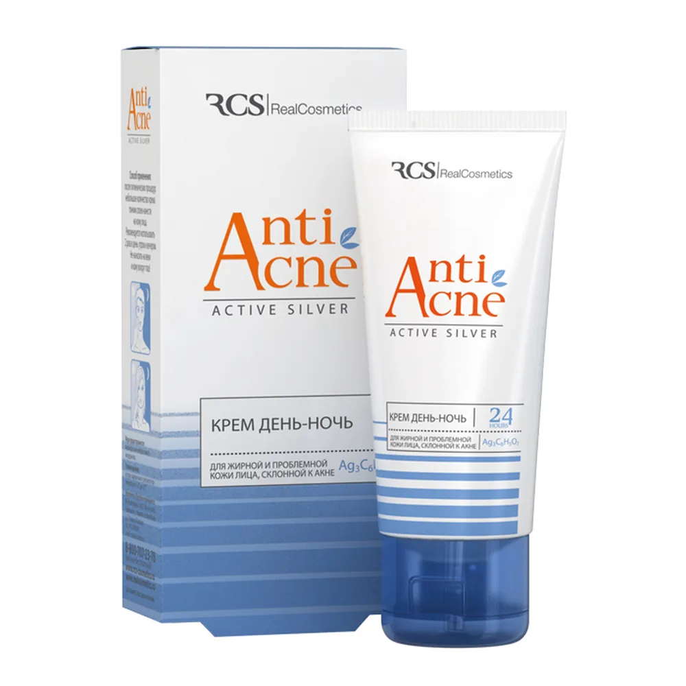Day-Night Cream for Oily Problematic Skin Acne RCS 40 ml