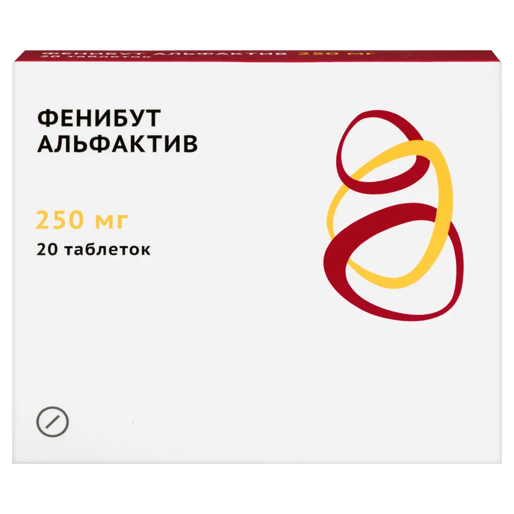 Phenibut Alfacitiv 250 mg 20 tablets
