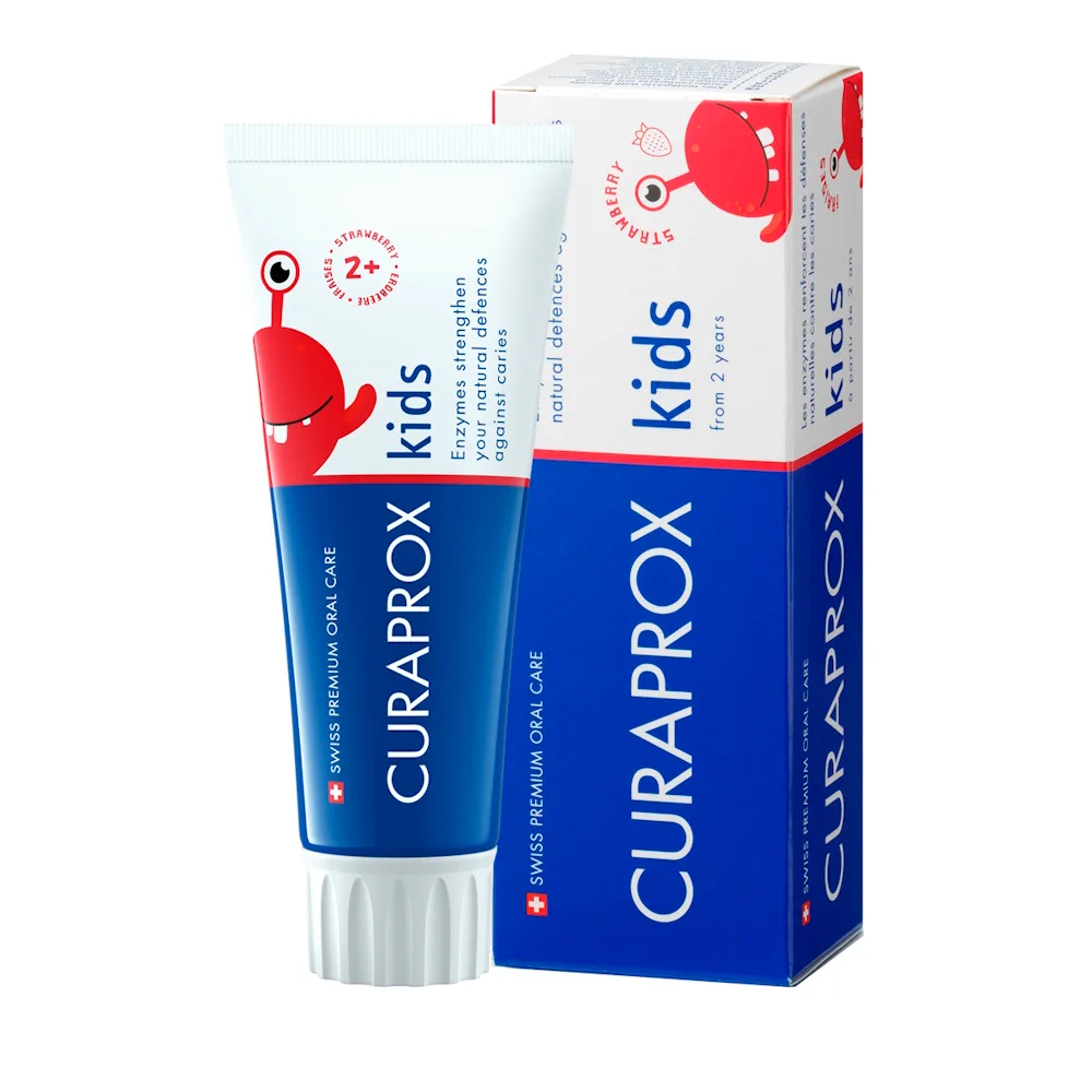 Curaprox Kids Toothpaste for Children Over 2 Years Strawberry Flavor 60 ml