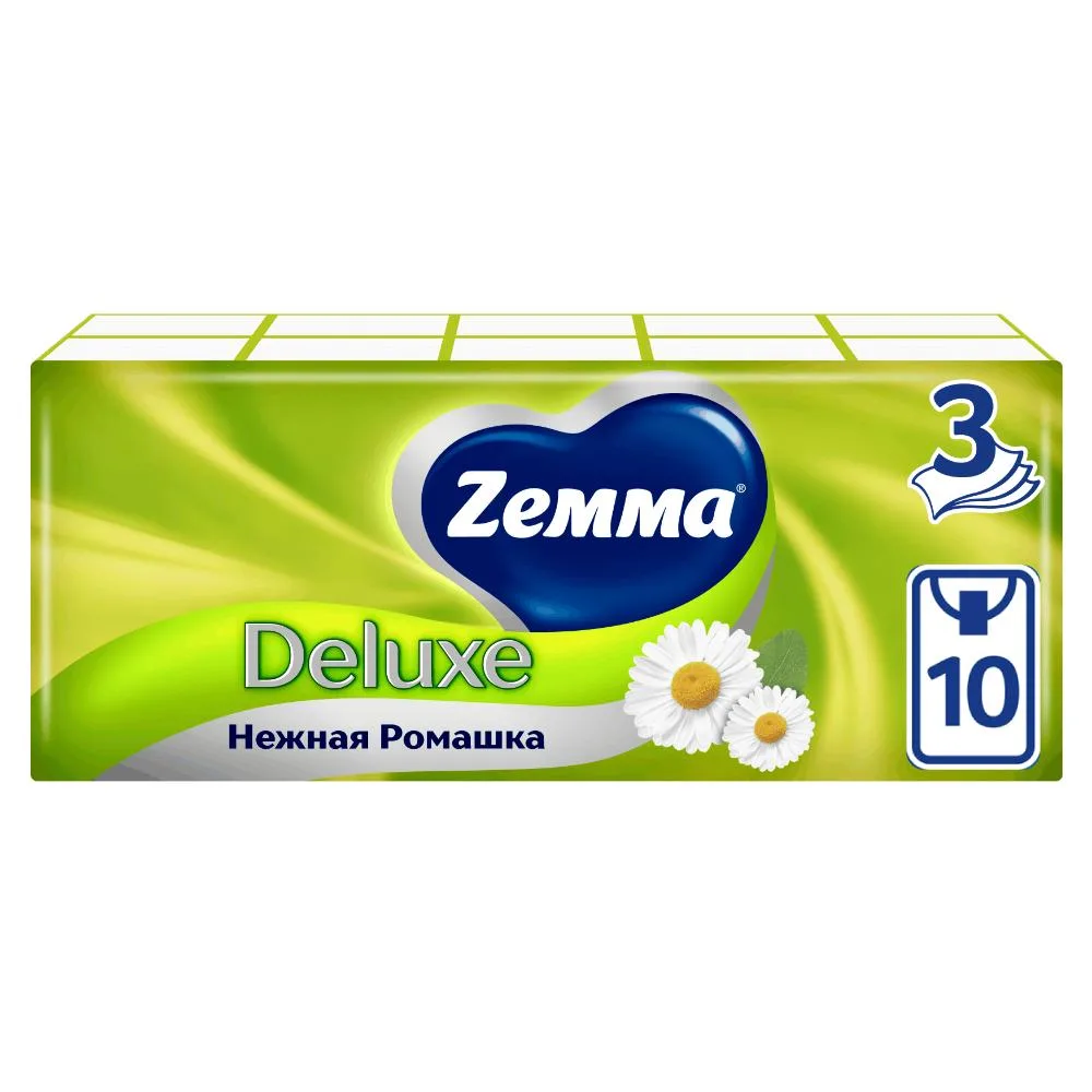 Zemma Three-Layer Scented Tissue Paper 10 pcs x 10/Gentle Chamomile
