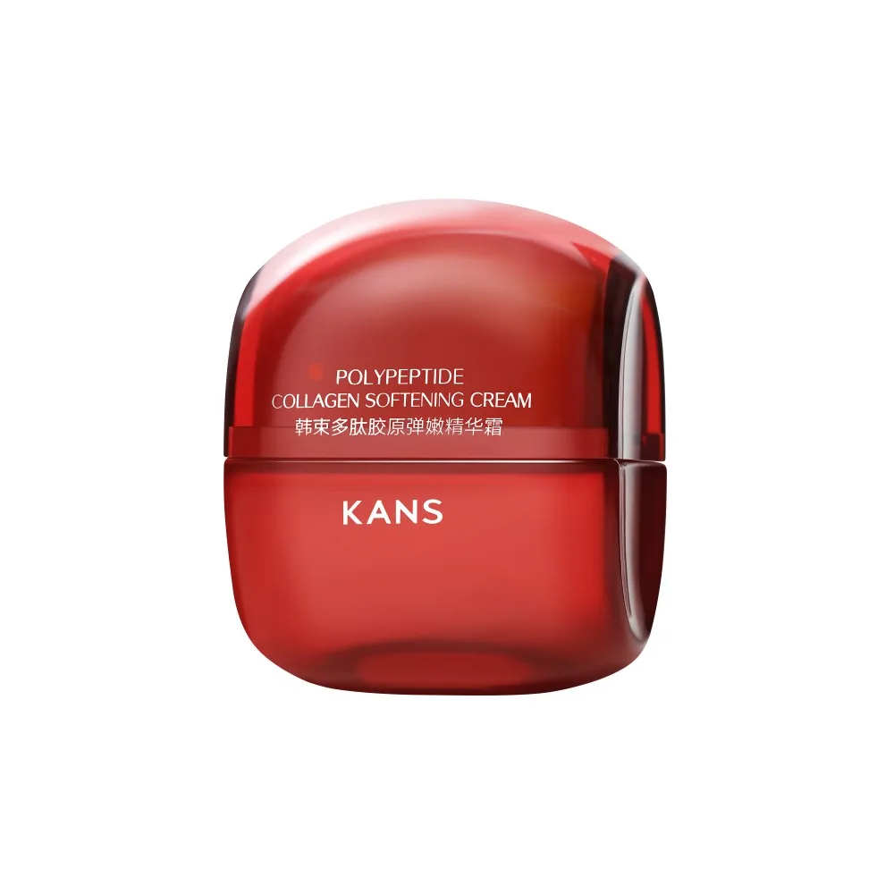 Kans cream for face with collagen and polypeptides softening 50 g