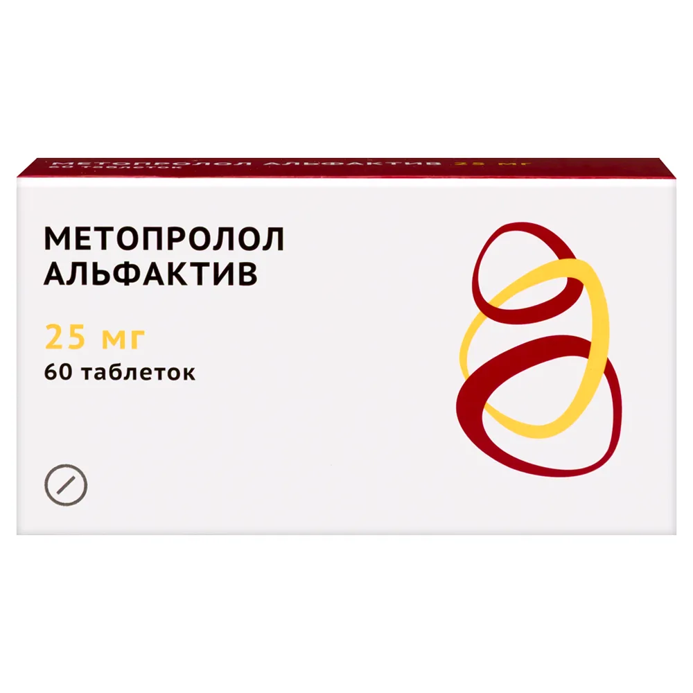 Metoprolol Alfacativ 25 mg 60 tablets