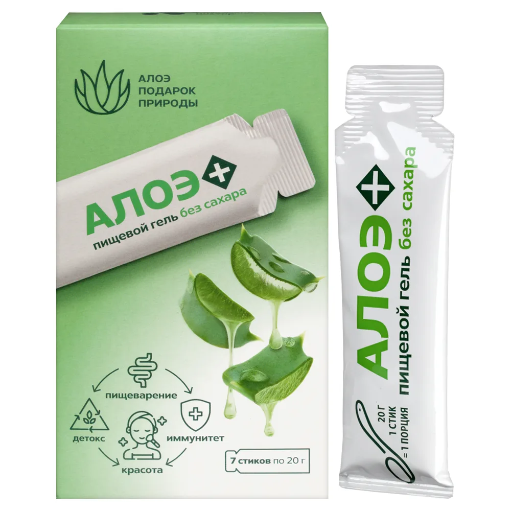 Altai Nectar Aloe+ 7 sticks of 20 g sugar-free food gel