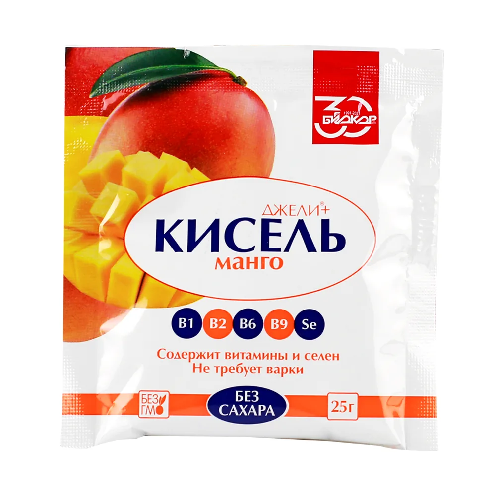 Jelly+ Mango Kissel 25 g Granulated Powder
