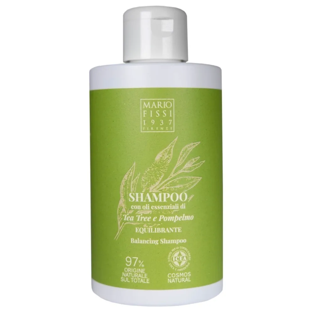 Mario fissi 1937 Hair Shampoo Balance Restoration with Tea Tree and Grapefruit Oils 300 ml