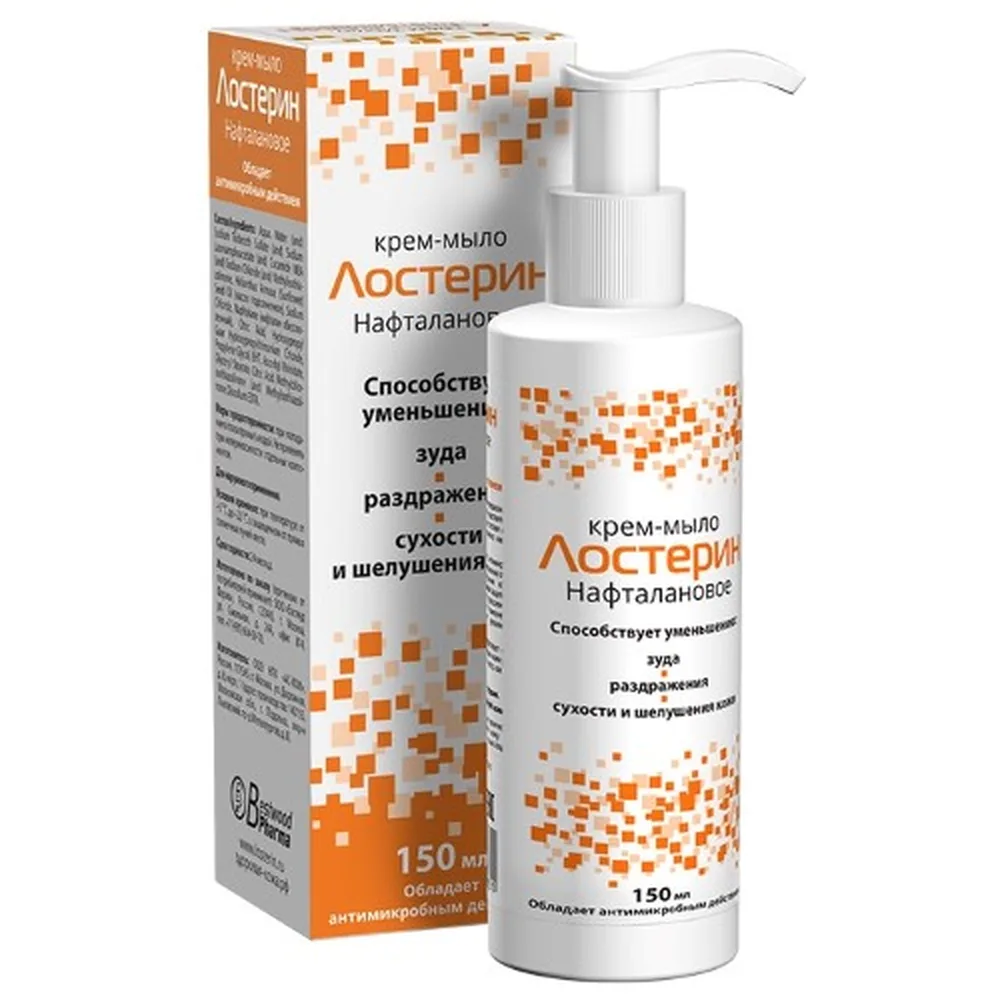 Losterin Cream Soap Naphthalan Antimicrobial 150 ml