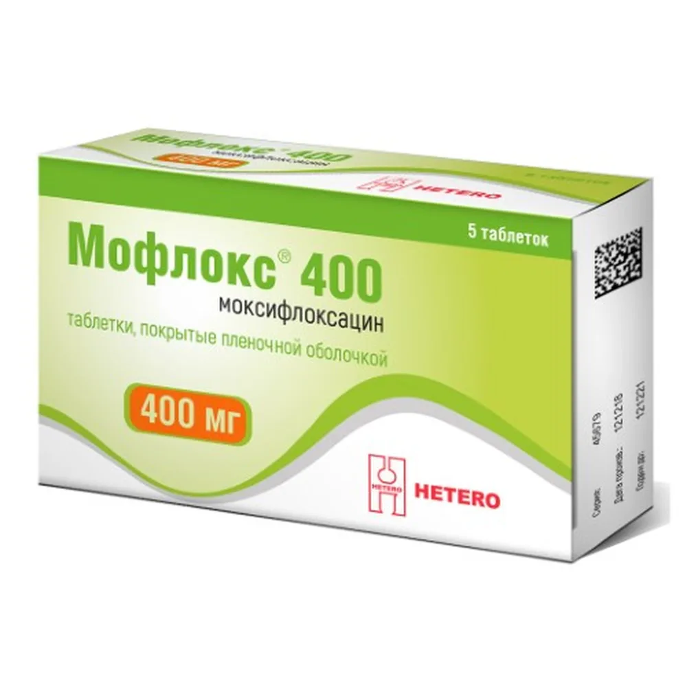 Mofloks 400 400 mg 5 coated tablets