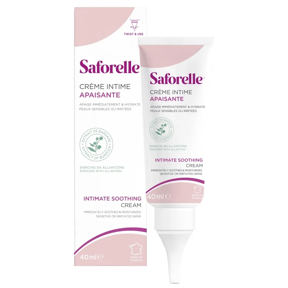 Saforel Emollient Cream Moisturizing for Intimate Area 40 ml