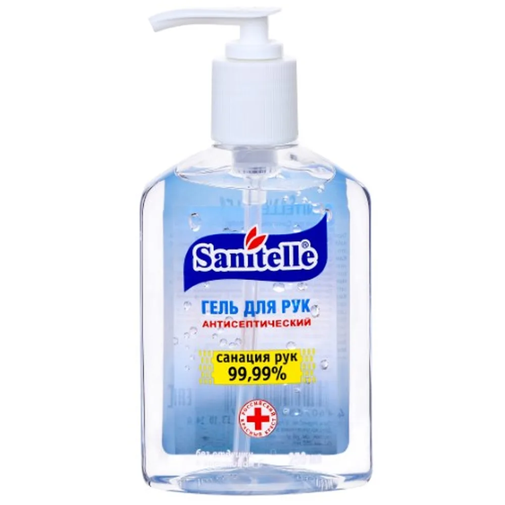 Sanitelle antiseptic hand gel with vitamin E 250 ml