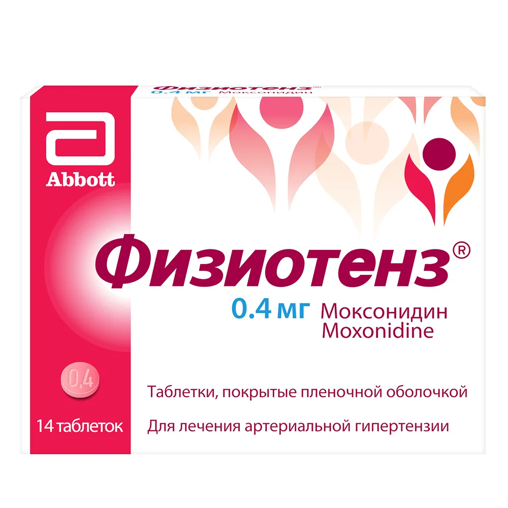 Physiotens 0.4 mg 14 coated tablets
