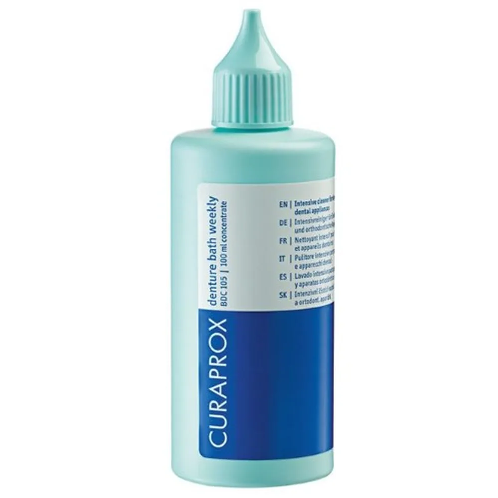 Curaprox Weekly Denture Care Liquid 100 ml