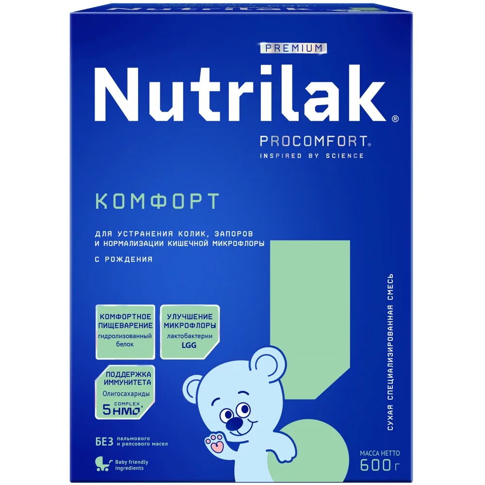 Nutrilak Premium Comfort Dry Infant Milk Formula Specialized 0-12 Months 600g