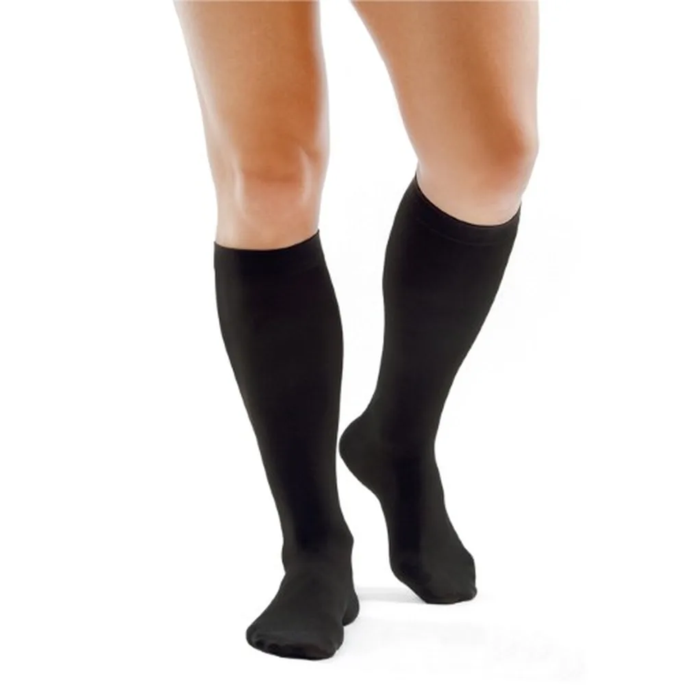 Intex Universal Men's Knee-High Stockings Closed Toe Class 1/Universal Size/Black