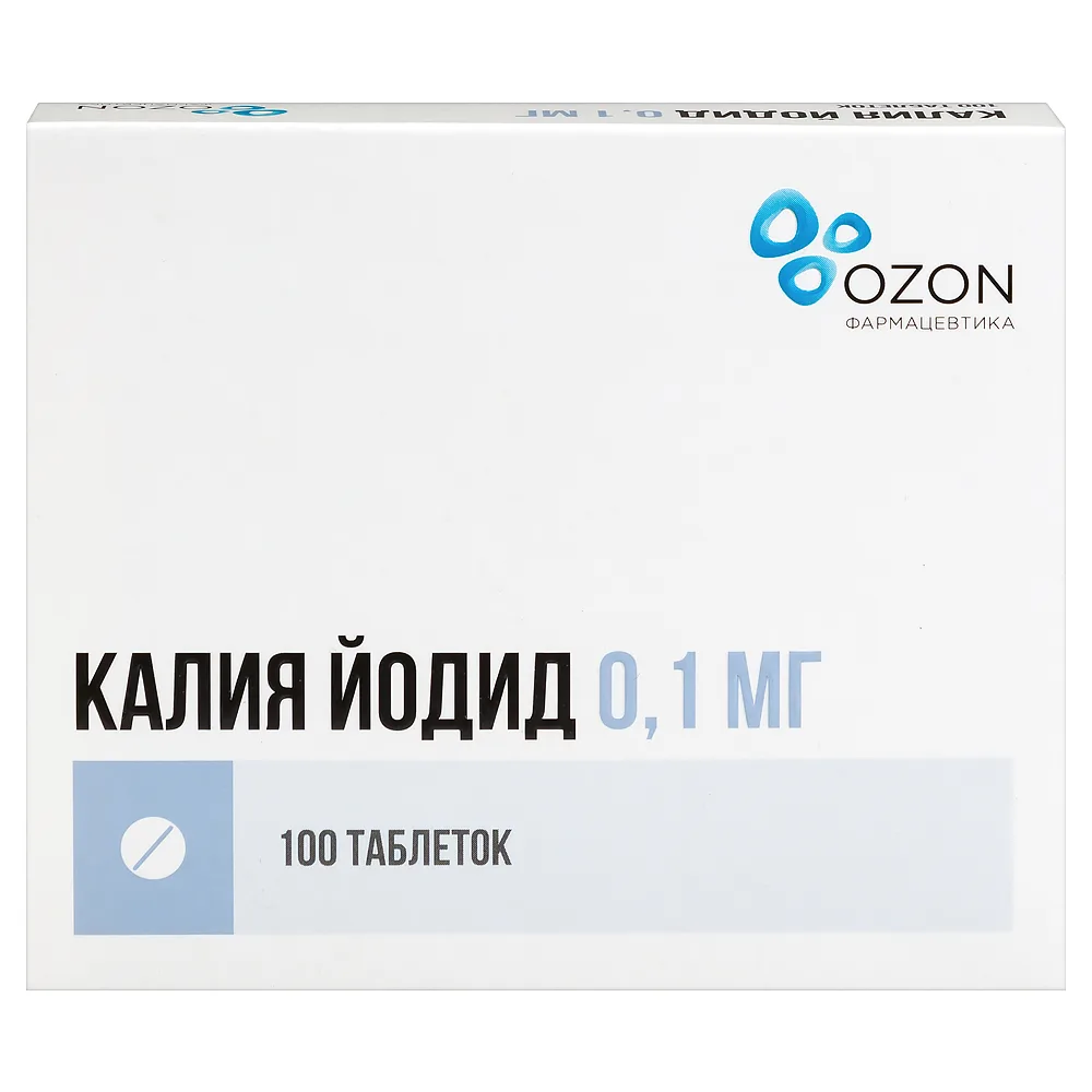 Potassium Iodide 0.1 mg 100 tablets