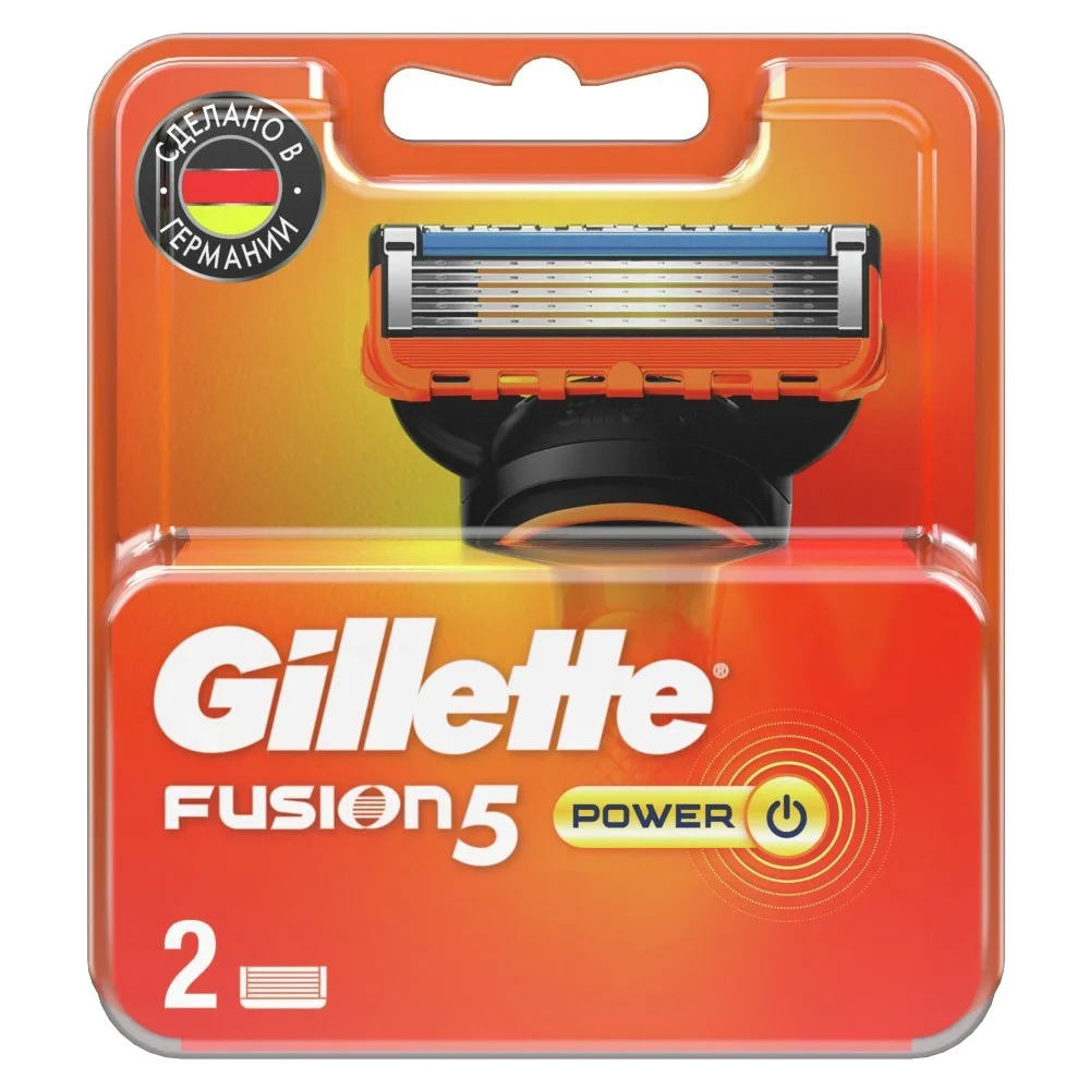 GILLETTE FUSION POWER REPLACEMENT CARTRIDGES FOR SAFETY RAZORS N2