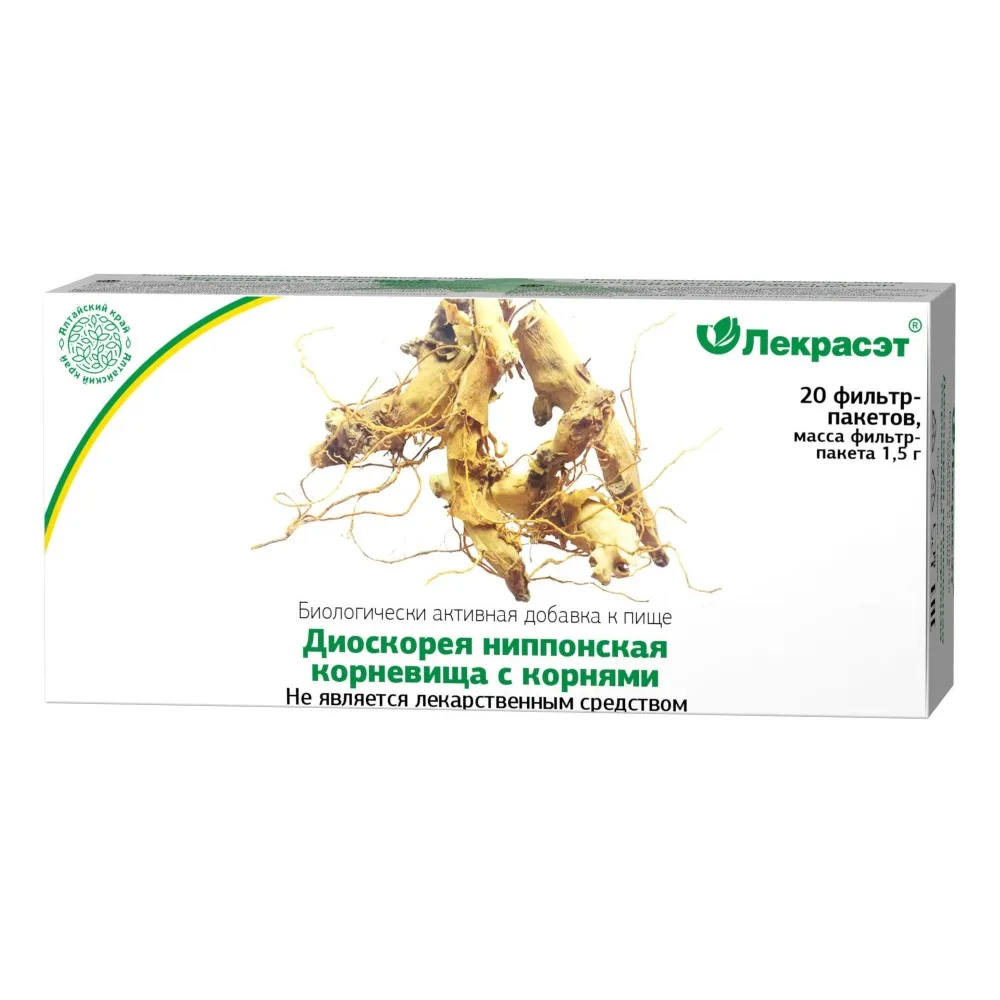 Dioscorea nipponica rhizome with roots 1.5 g 20 pcs. filter bags