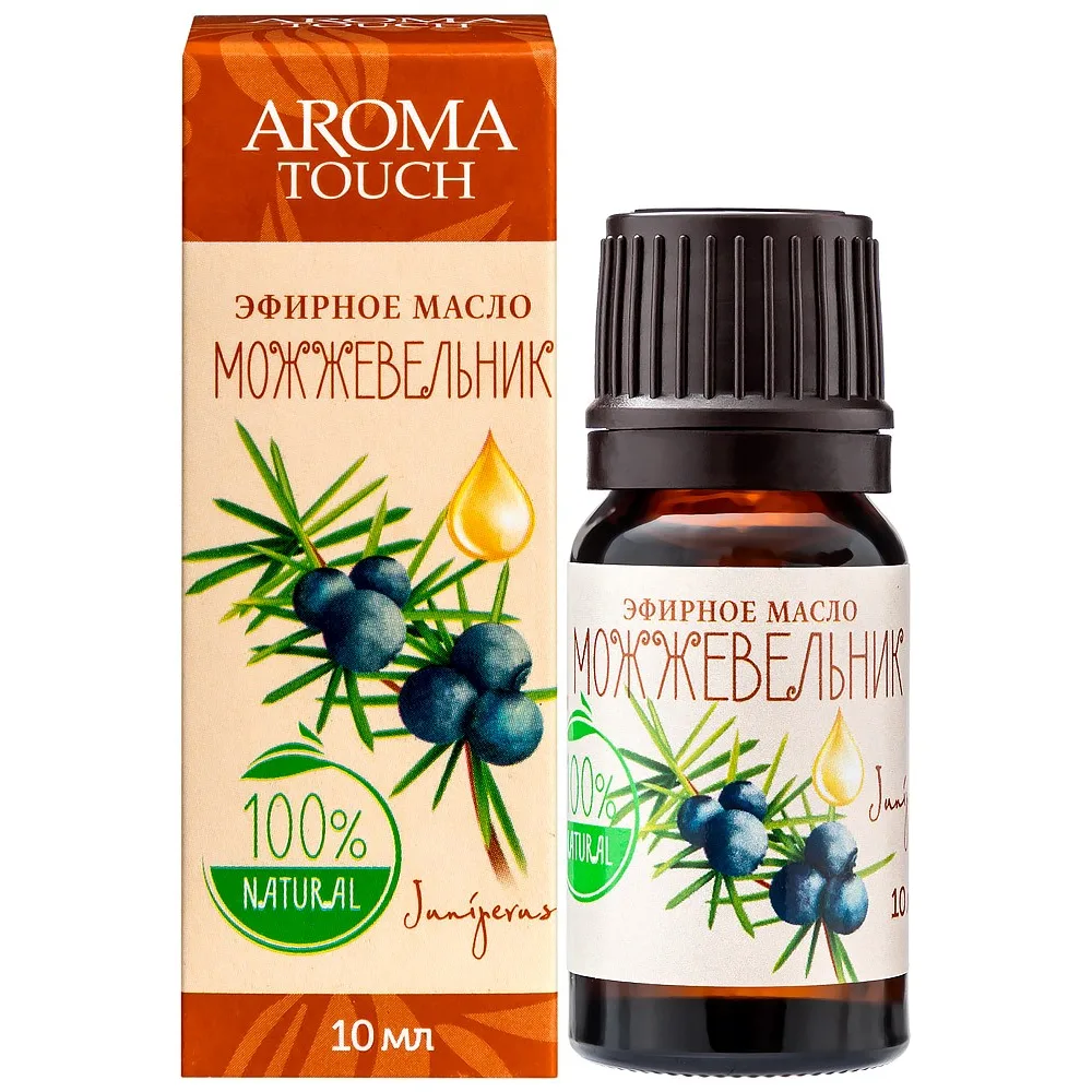Aroma Touch Juniper Oil 10 ml in individual packaging