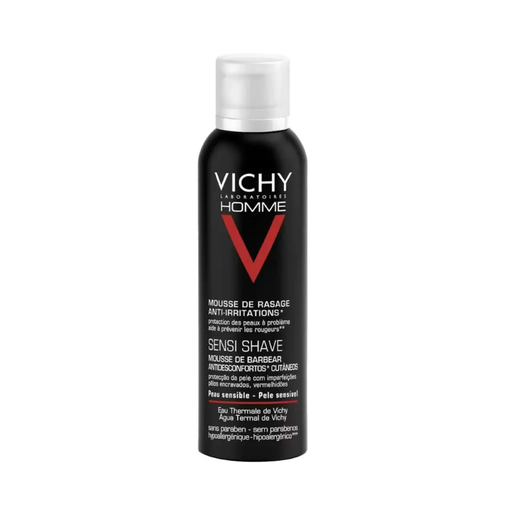 Vichy Homme Shaving Foam for Skin Irritation 200 ml