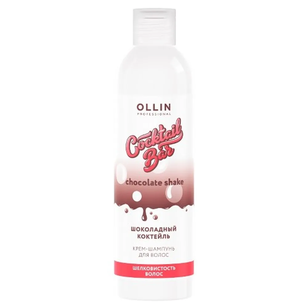 Ollin Cocktail Bar Cream Shampoo Chocolate Cocktail Silkiness of Hair 400 ml