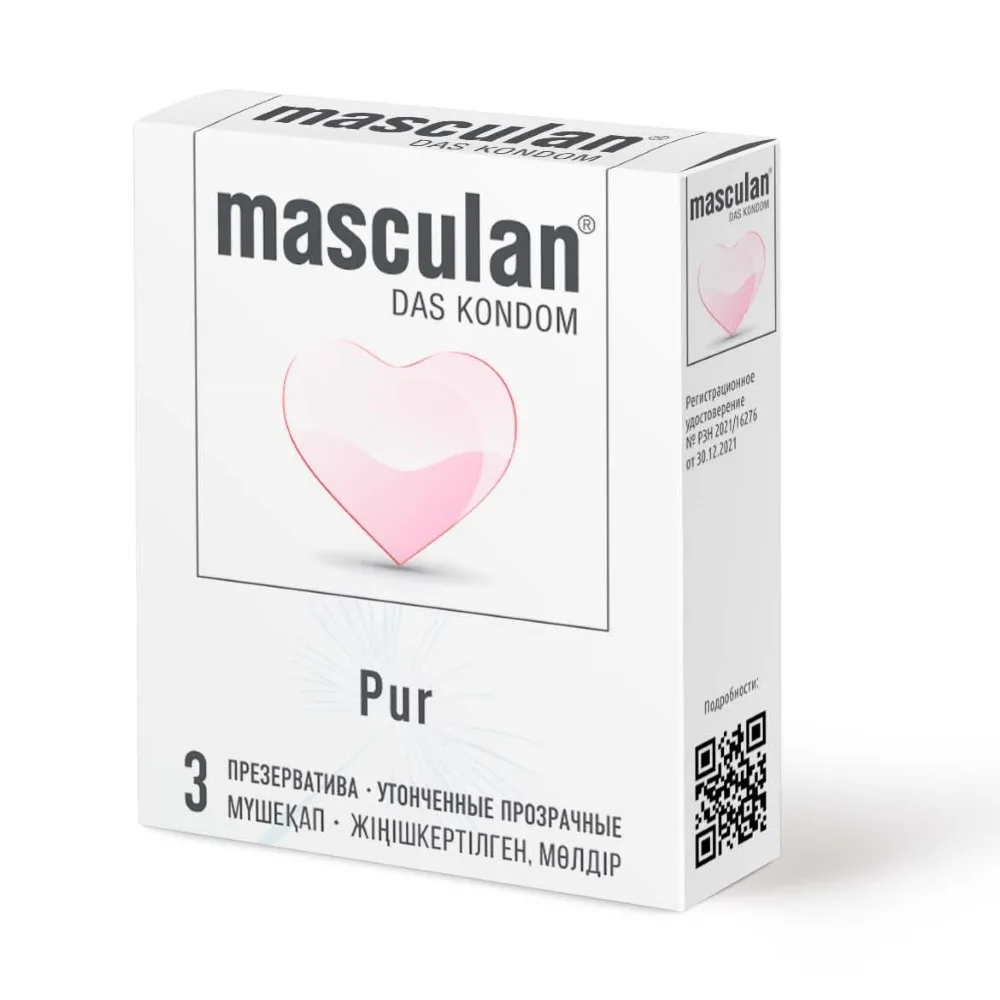 Masculan Pur Condoms 3 pcs.