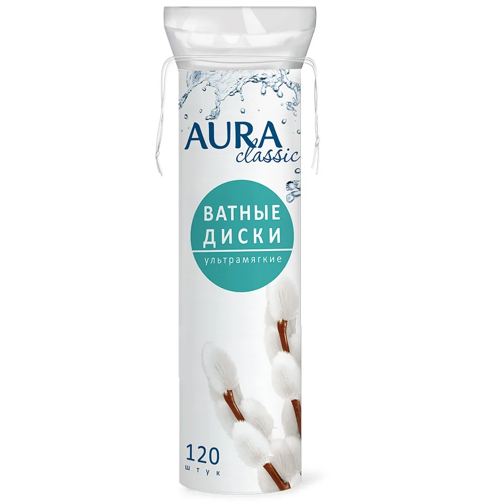 Aura Classic Cotton Discs 120 pcs.