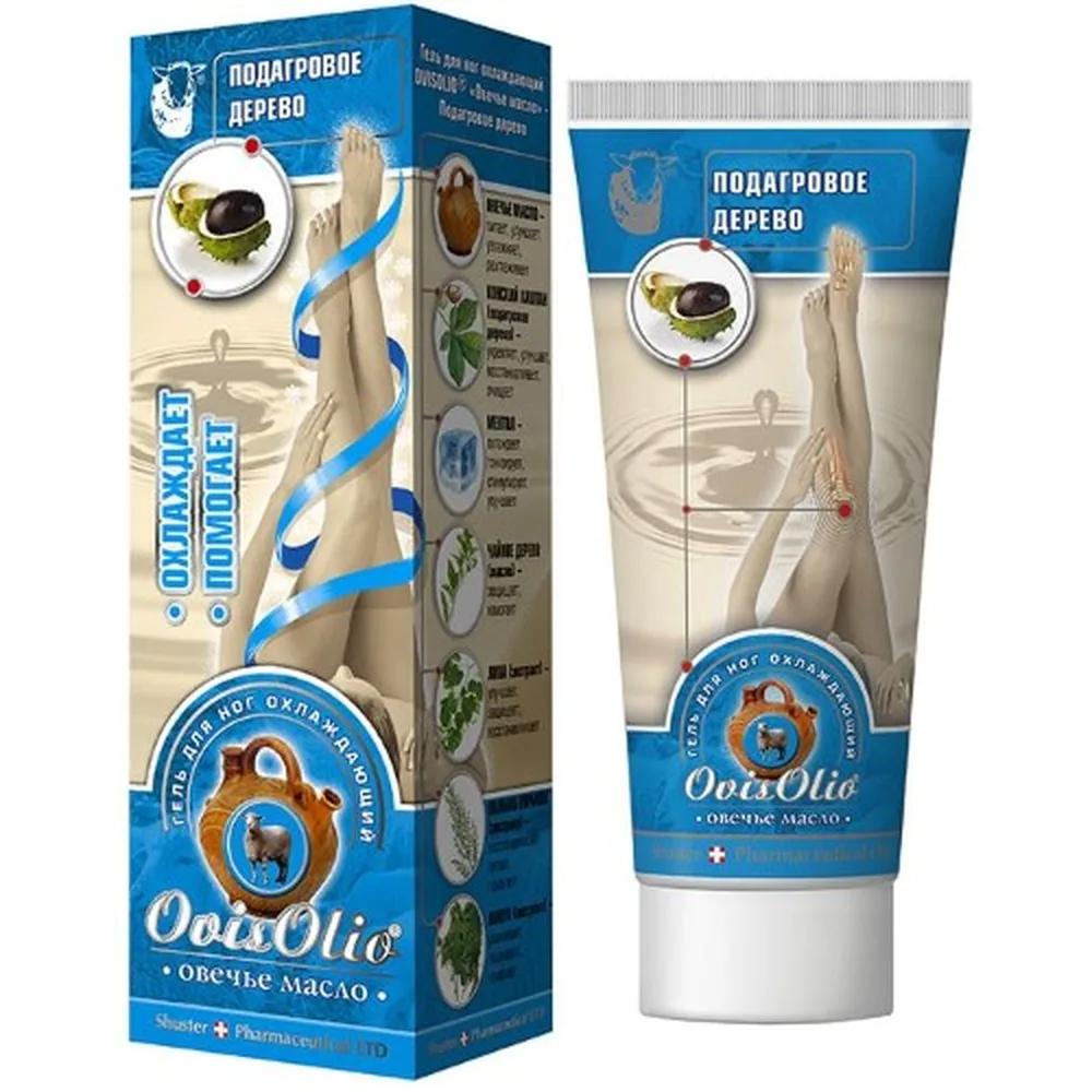 Ovisolio Cooling Gel for Legs Sheep Oil - Podagra Tree 70 g