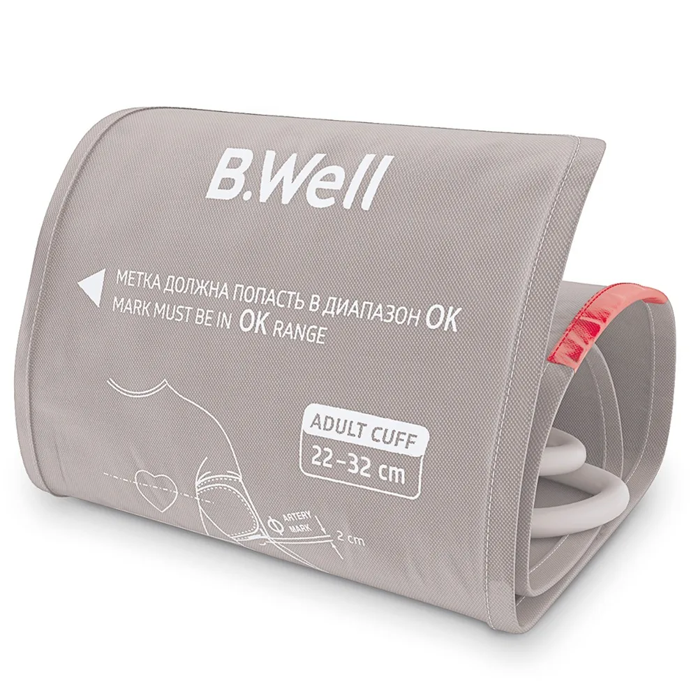 Blood-pressure cuff conical for arm size M