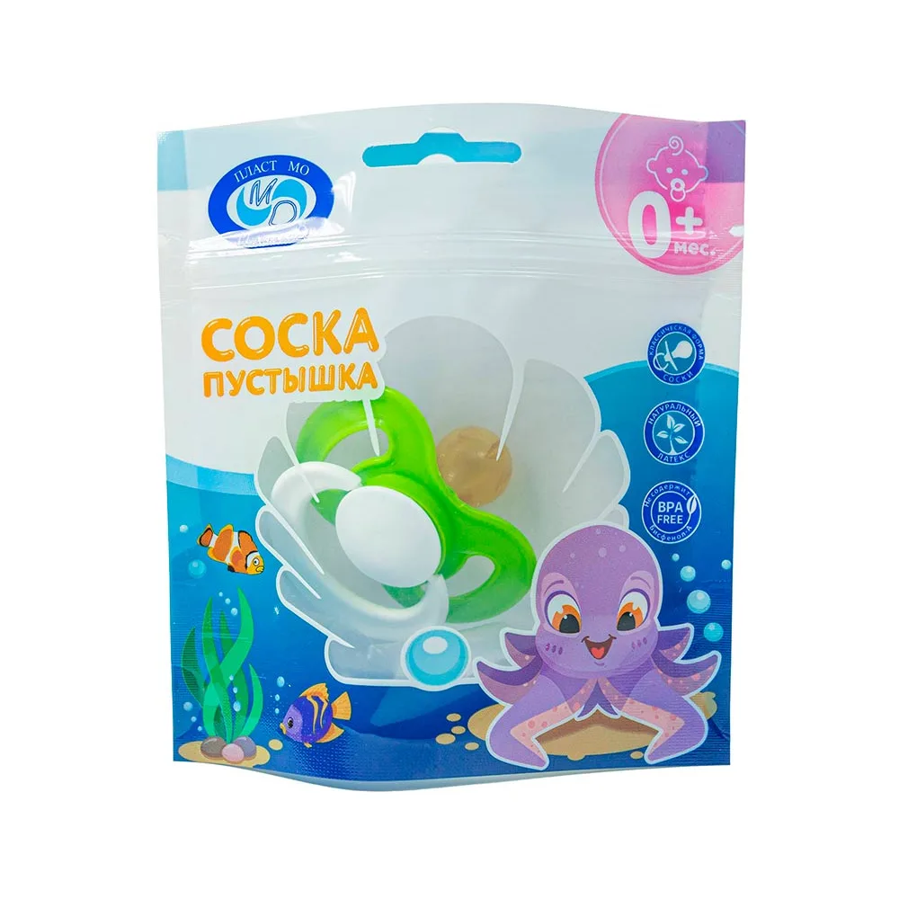 Plastmo Pacifier Latex Type 2 Design B Bow