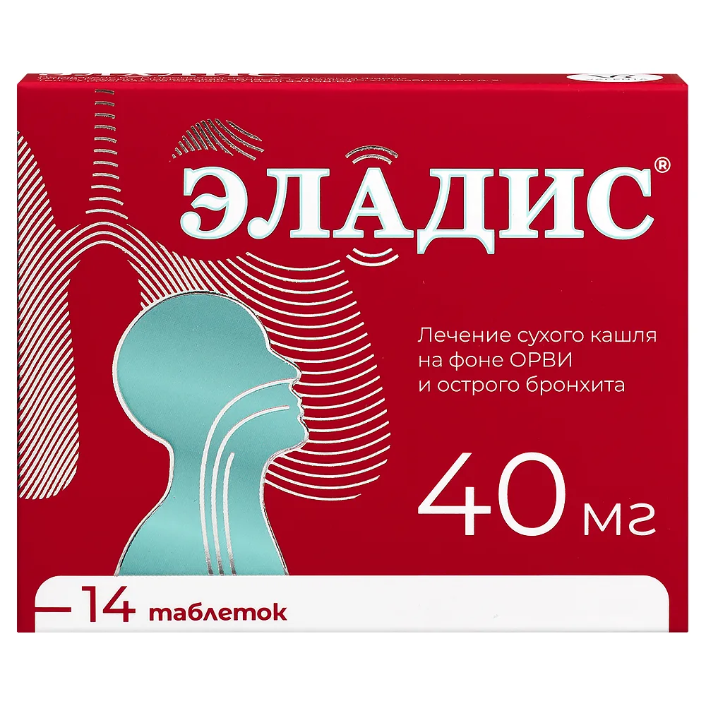 Eladis 40 mg 14 coated tablets