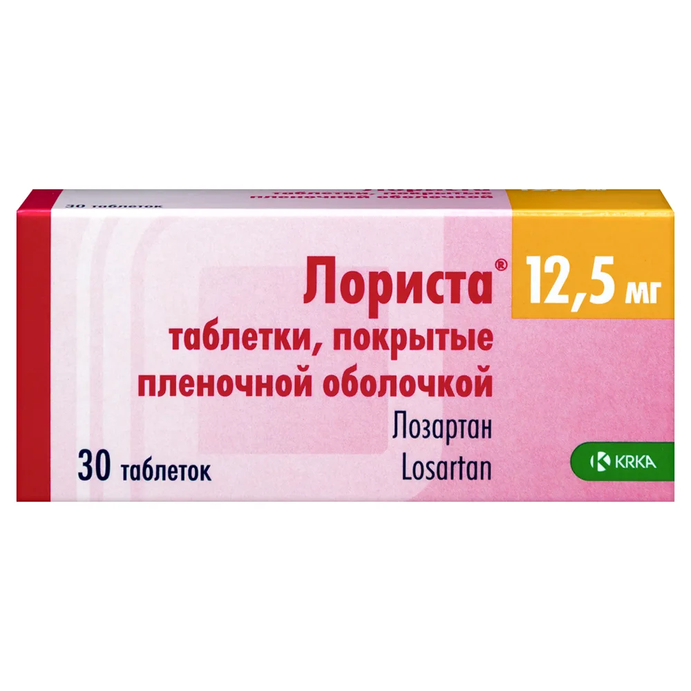 Lorista 12.5 mg 30 coated tablets