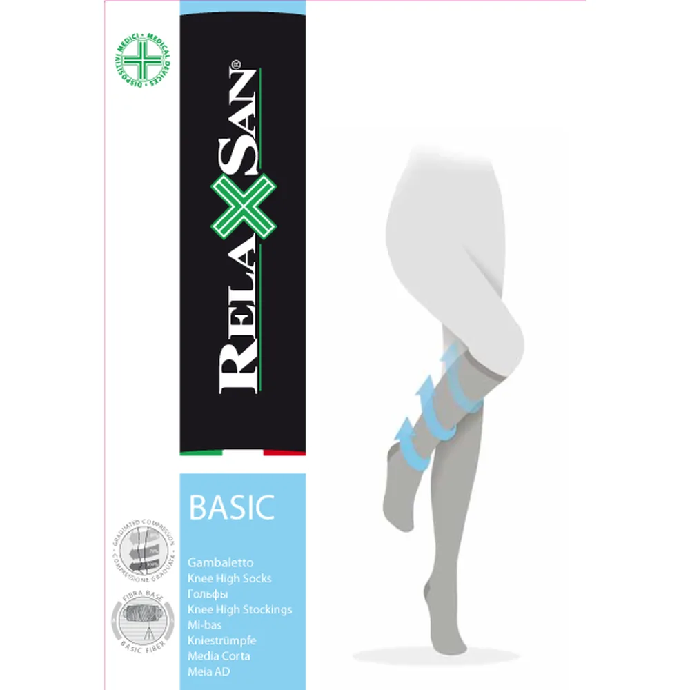 Relaxsan Basic Compression Stockings Gambaletto 280den Class 2/22-27mmHg (Art. 950) Size 4/Beige