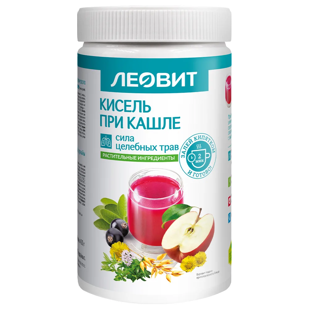 Leovit Dietary Jelly for Cough 400 g/jar