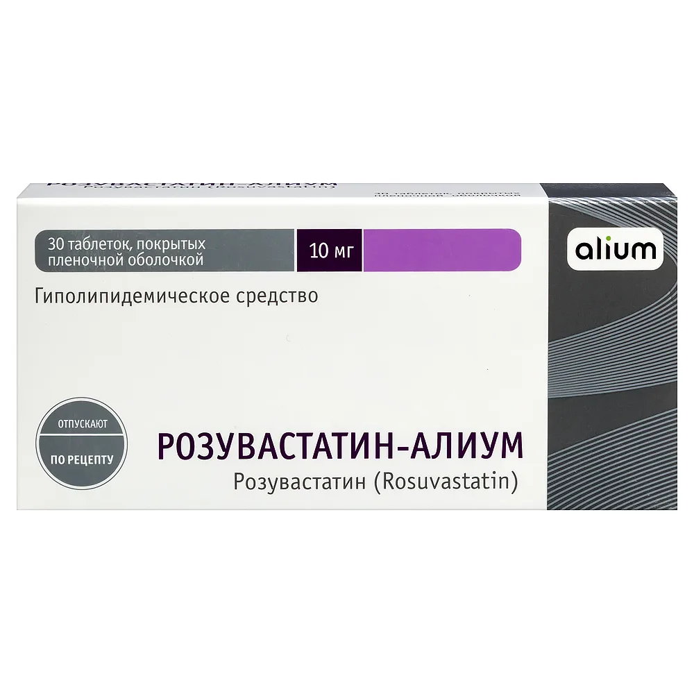 Rosuvastatin-Alium 10 mg 30 tablets, film-coated