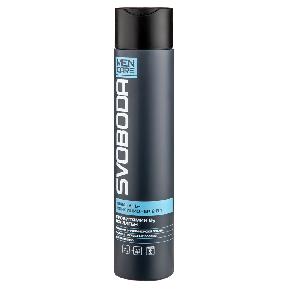 Svoboda Men Care 2 in 1 Shampoo-Conditioner Pro-Vitamin B5 Collagen 300 ml