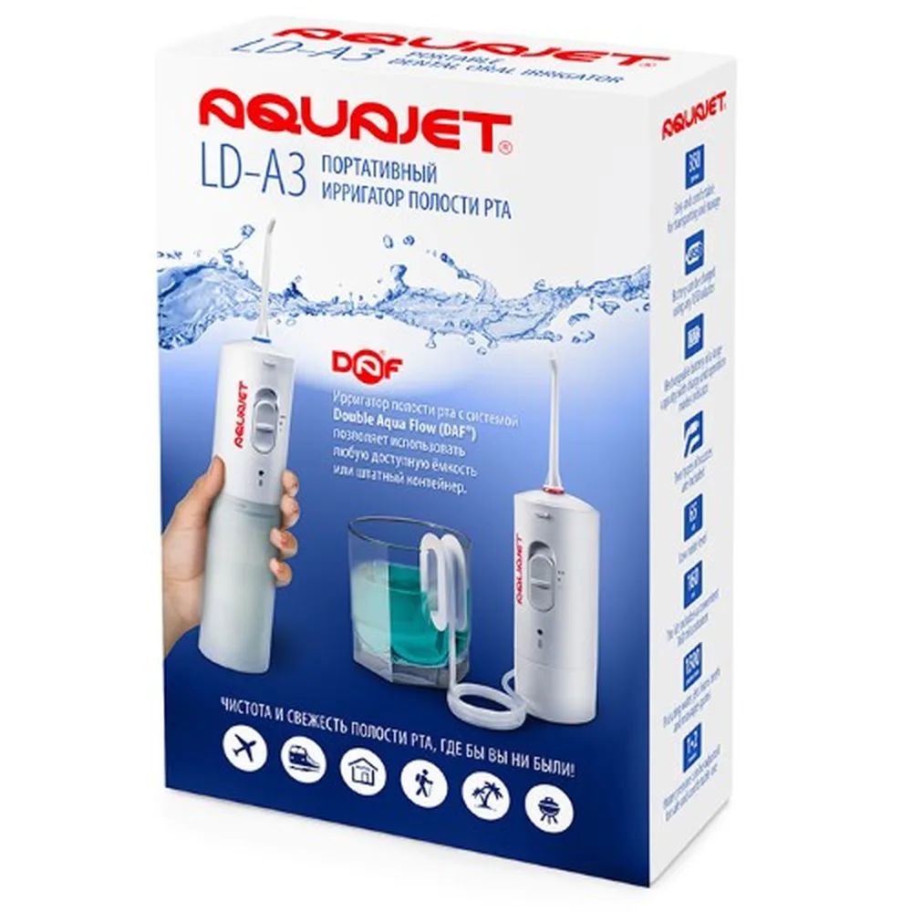 oral irrigator Aquajet LD-A3/blue