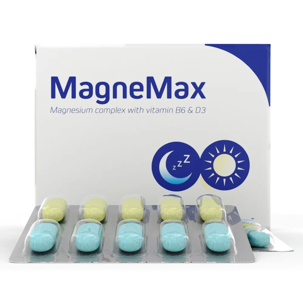 Avicenna MagneMax with Vitamin B6 and D3 60 capsules 1750 mg
