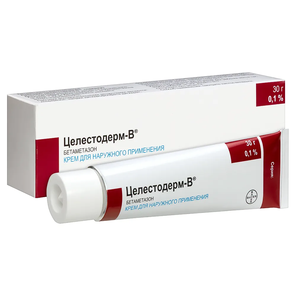 Celestoderm-V 0.1% cream for external use 30 g